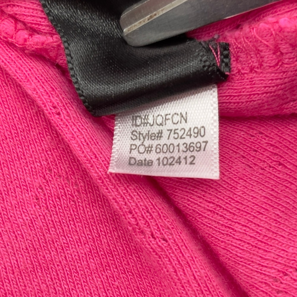 Y2K Betseyville Babydoll Pajama Top Womens Medium Pink Ruffle Pointelle Coquette - Picture 10 of 13